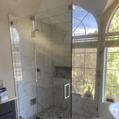 Custom Corner Shower Door