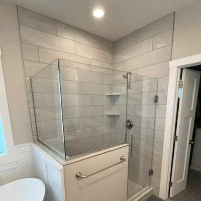 Custom Corner Shower Door