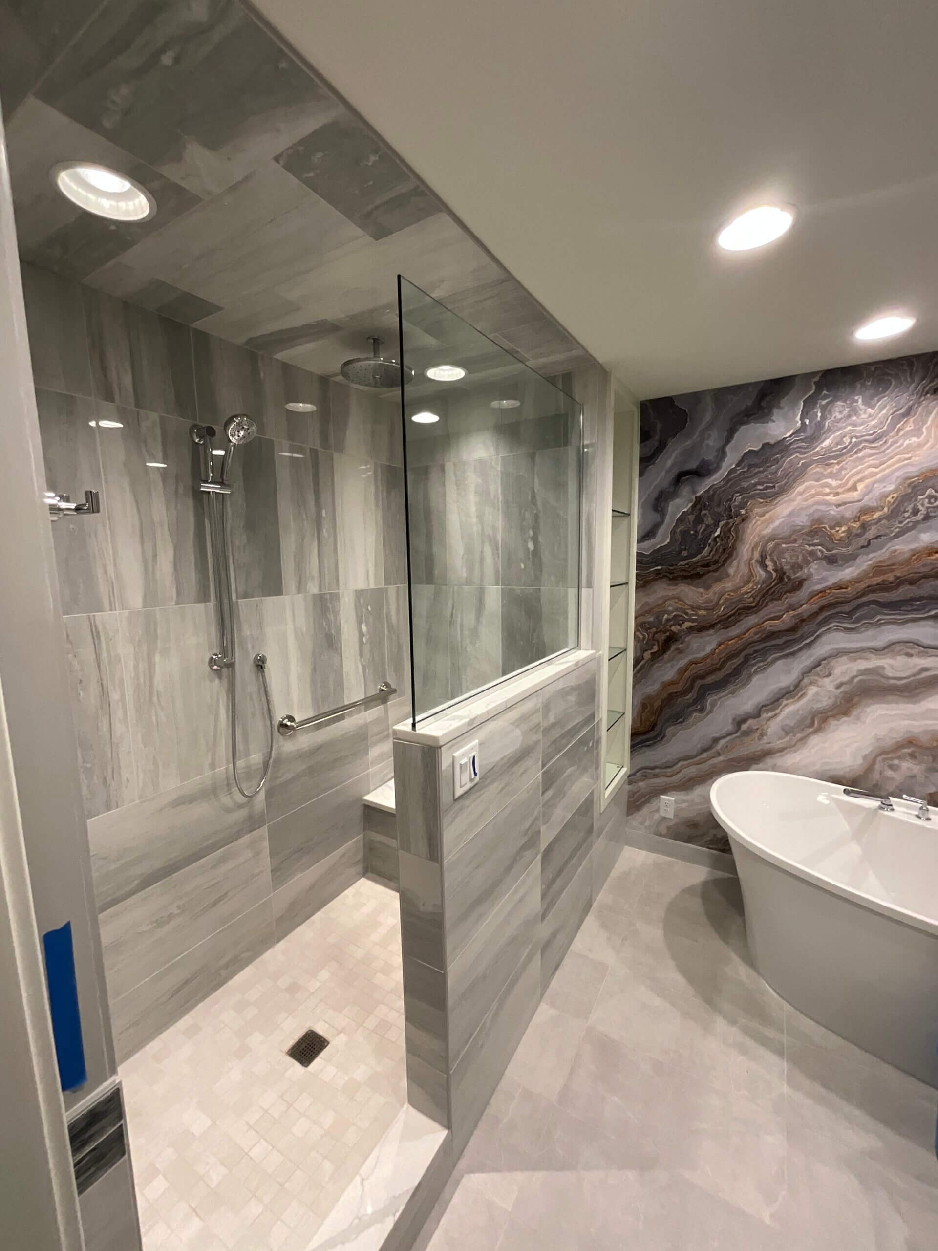 Custom Shower Door Wall