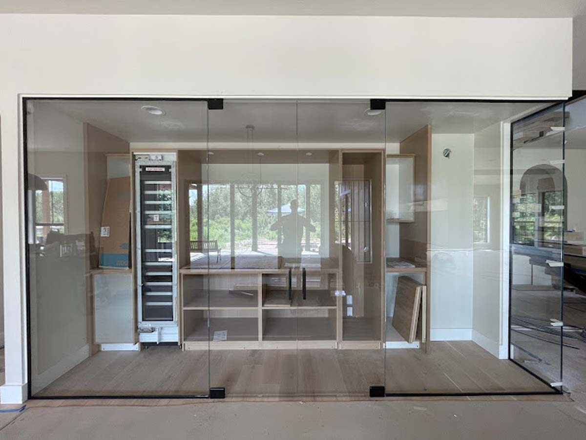 Wine Room Custom Glass Enclosure