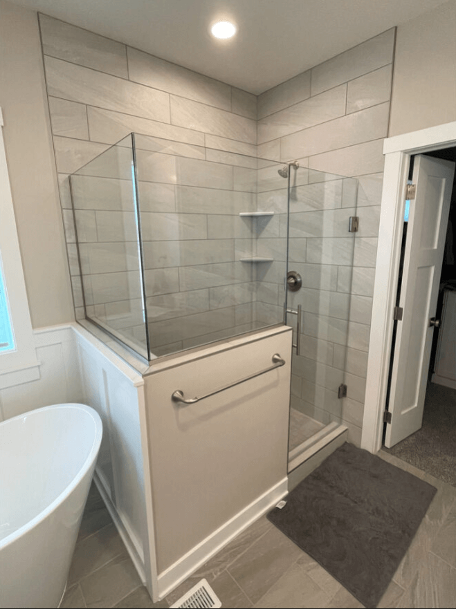 Custom Corner Shower Door