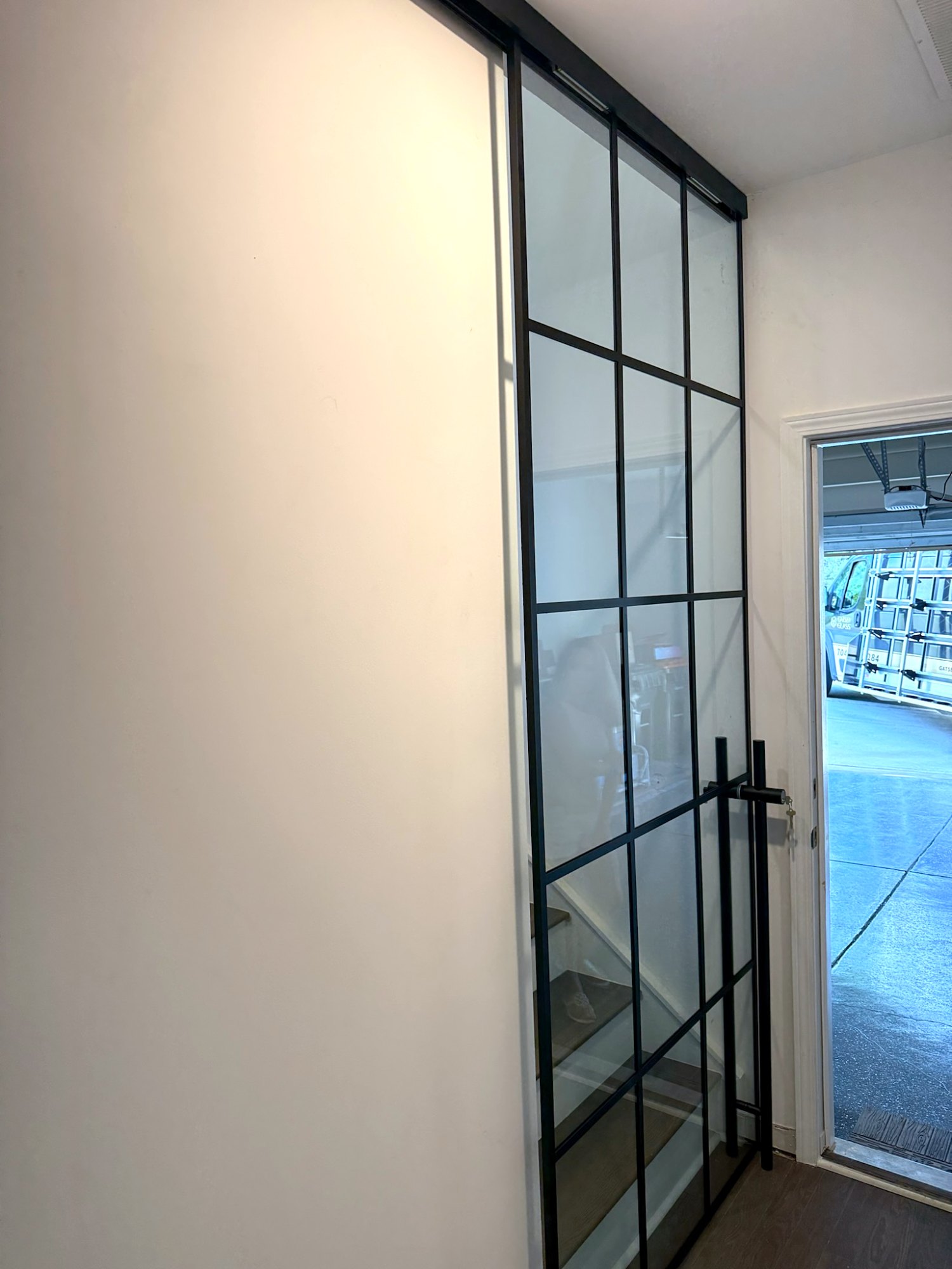 Sliding Glass Partition