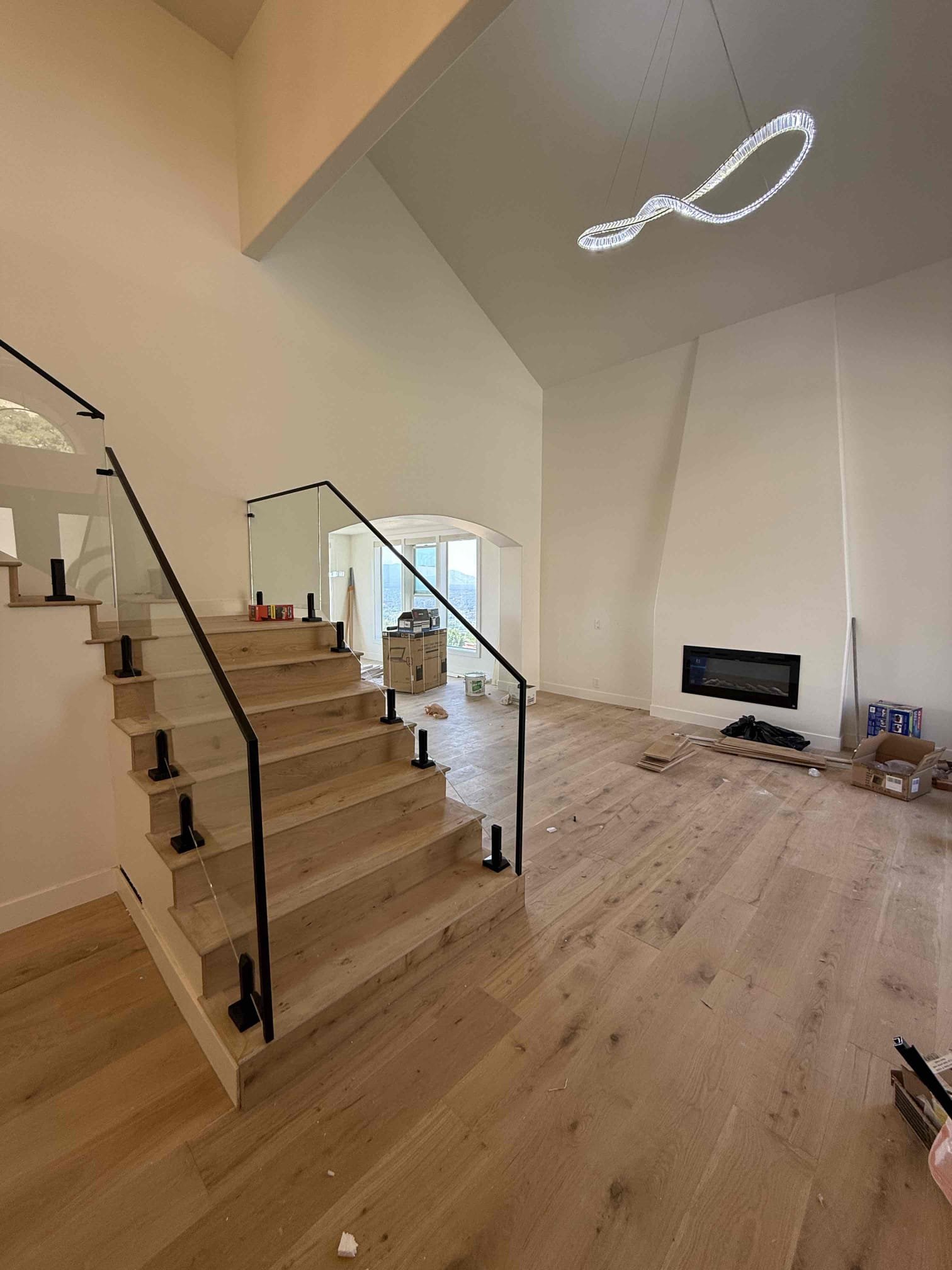 Stairs Spigots with Cap Rail Black 4