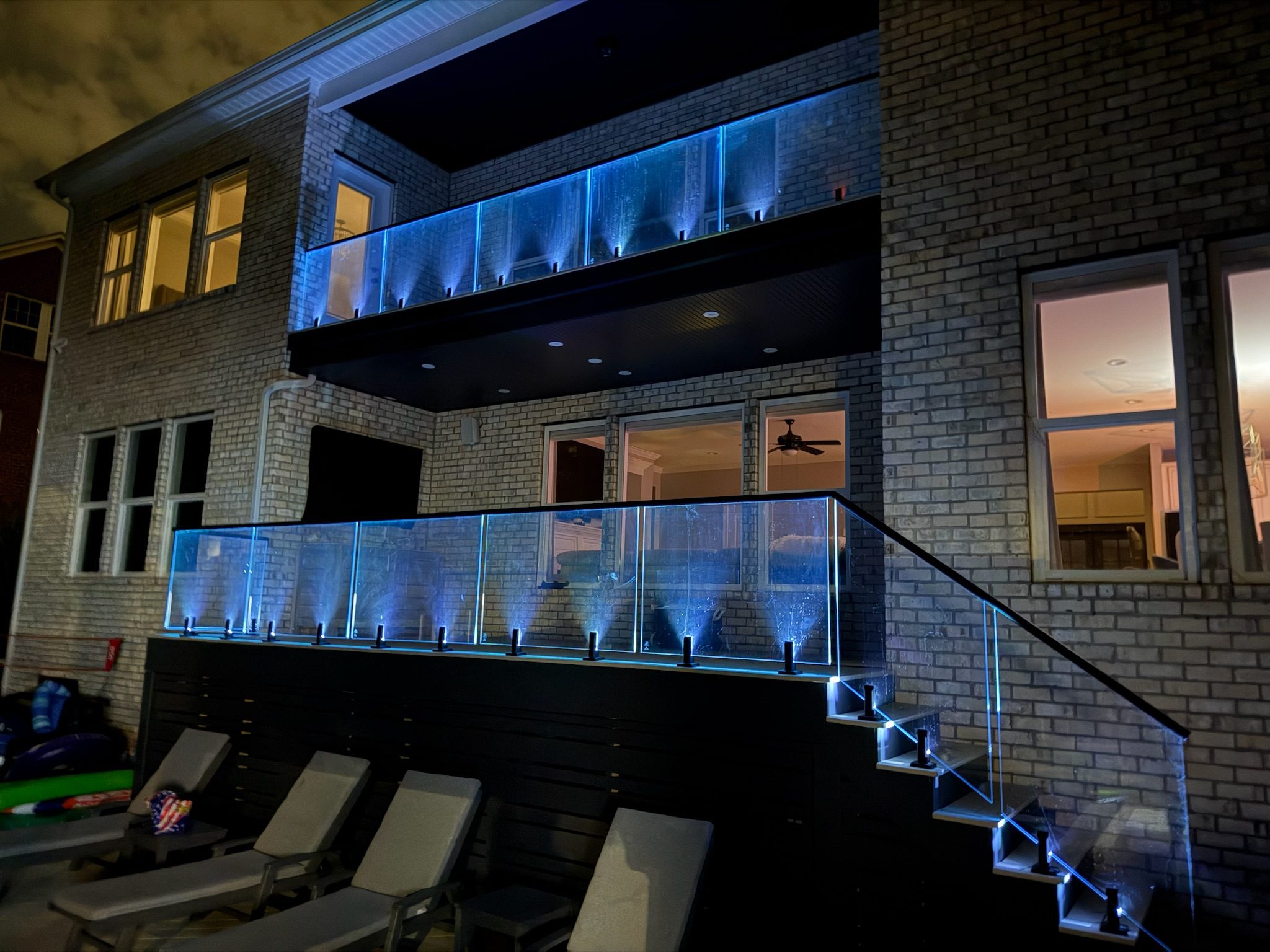 LED Glass Railing