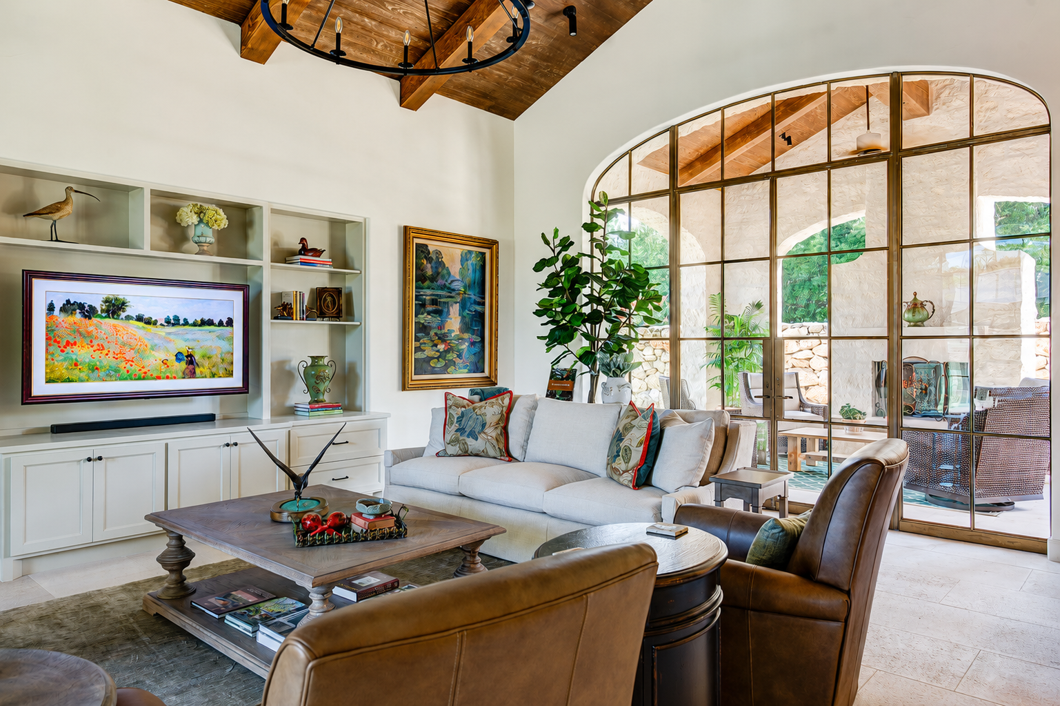 Custom Glass Living Room - Gatsby Glass of Woburn