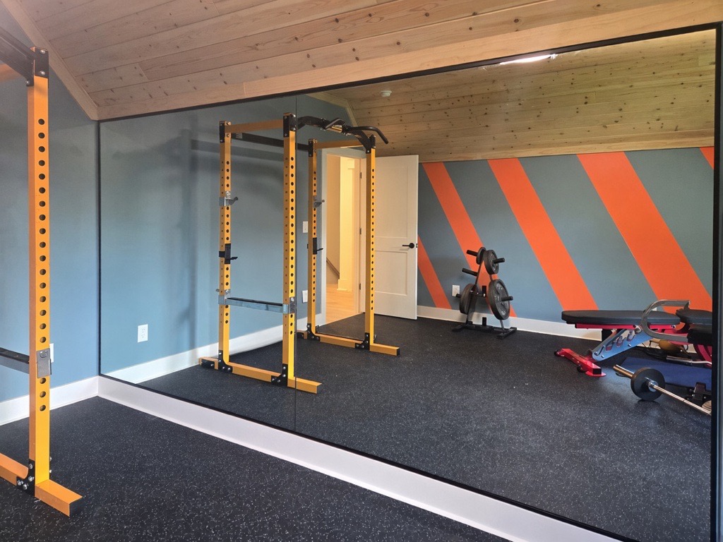 Framed Gym Mirror