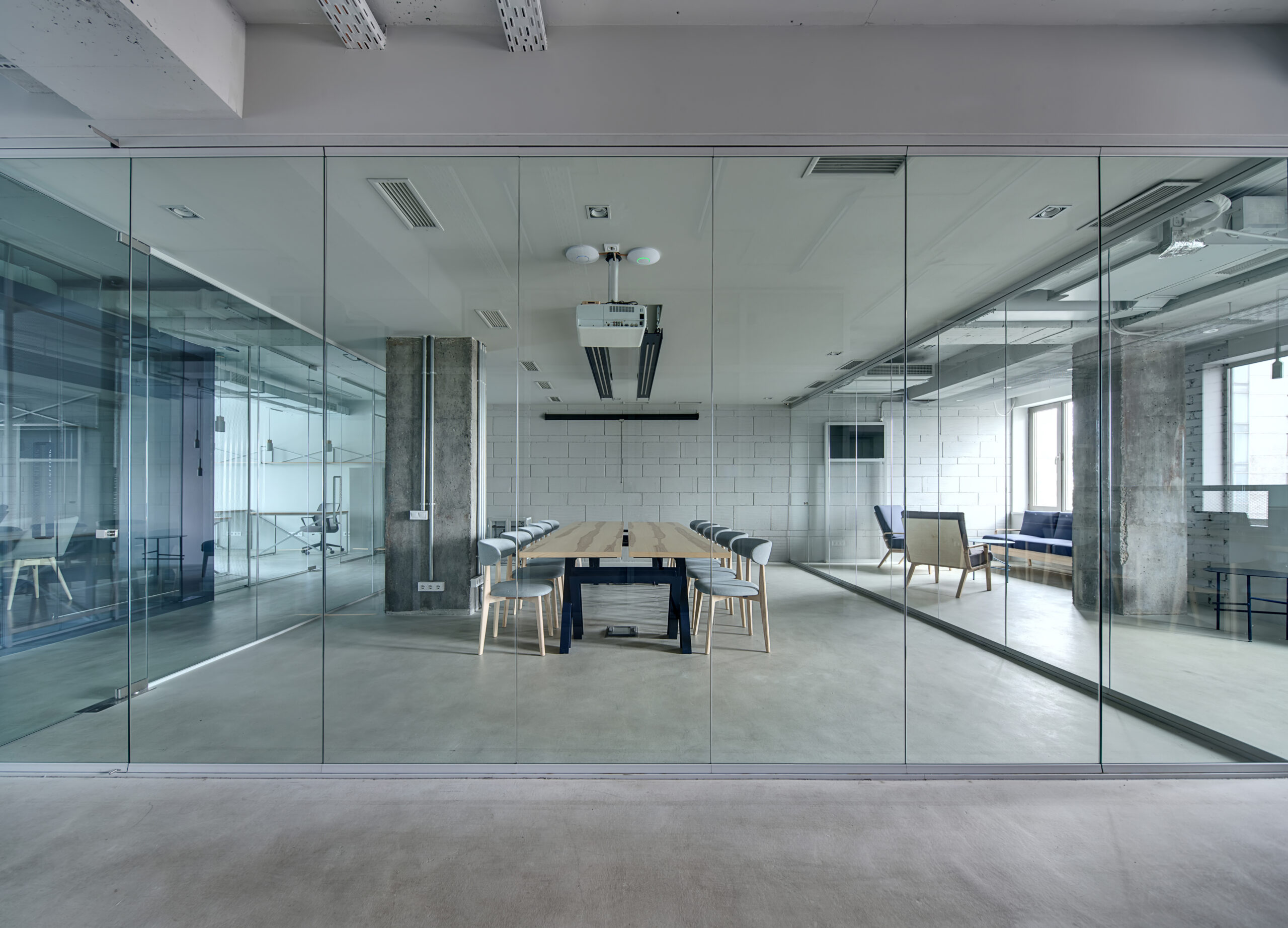 Glass Office Space