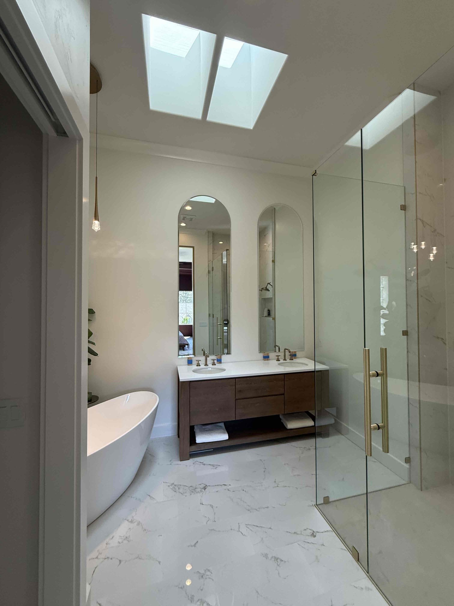 Double Arched Mirrors